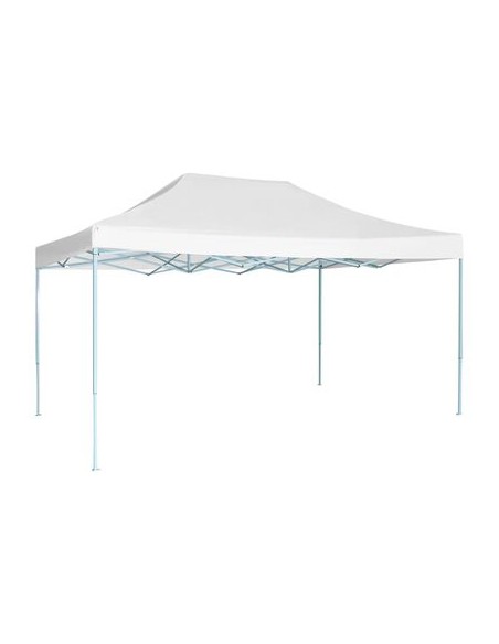 Tente de réception pliable blanche en acier 3x4m