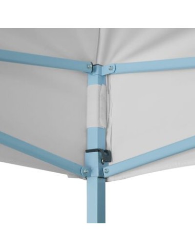 Tente de réception pliable blanche en acier 3x4m
