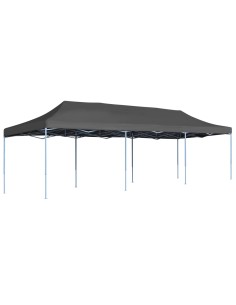 Tente de réception pliable Anthracite 3x9m