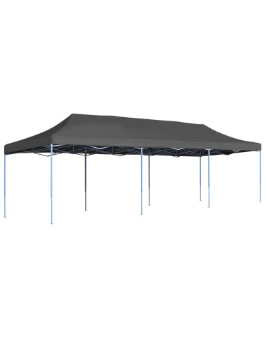 Tente de réception pliable Anthracite 3x9m