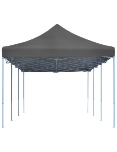 Tente de réception pliable Anthracite 3x9m 2