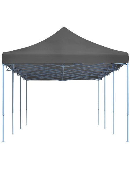 Tente de réception pliable Anthracite 3x9m