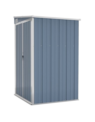 Remise de jardin murale Gris - 118x100x178 cm