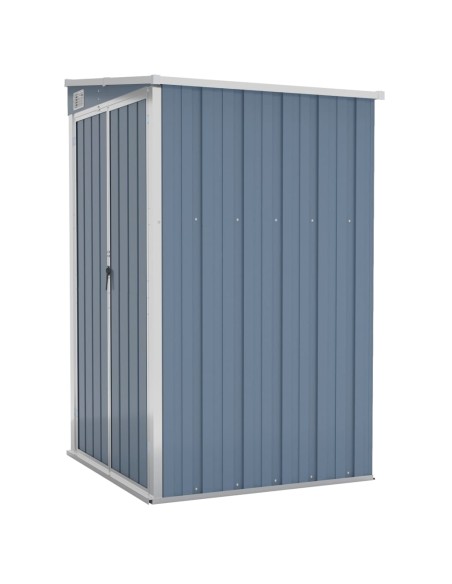 Remise de jardin murale Gris - 118x100x178 cm