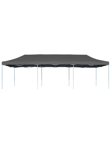 Tente de réception pliable Anthracite 3x9m