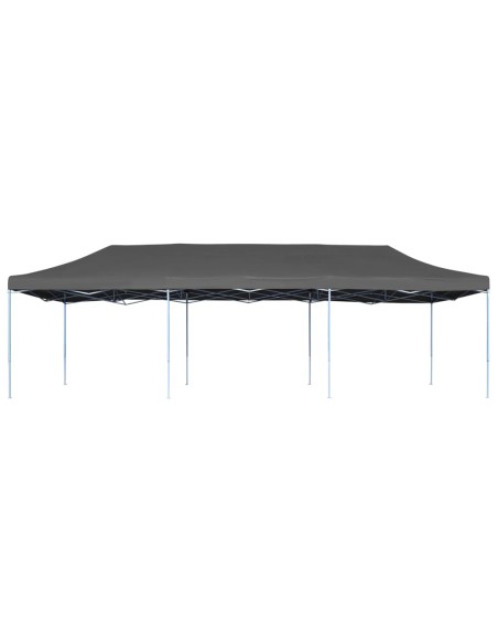 Tente de réception pliable Anthracite 3x9m