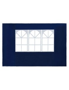 Paroi de tente avec fenêtre bleu - 2 pcs 2