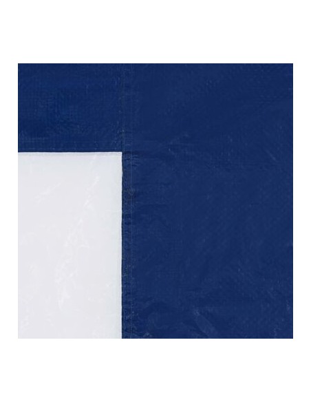 Paroi de tente avec fenêtre bleu - 2 pcs