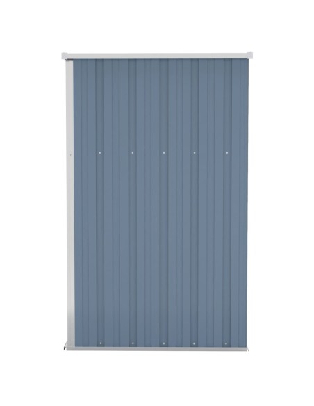 Remise de jardin murale Gris - 118x100x178 cm