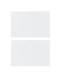 Parois fermeture éclair blanc 2 pcs