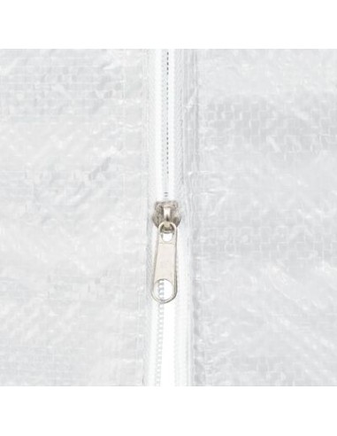 Parois fermeture éclair blanc 2 pcs