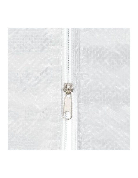 Parois fermeture éclair blanc 2 pcs