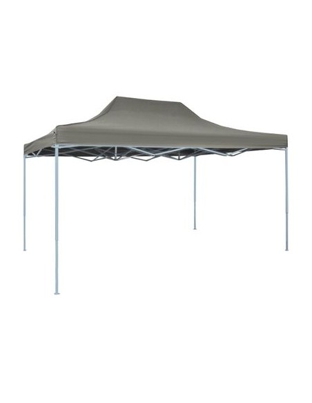 Tente de réception pliable anthracite 3x4m