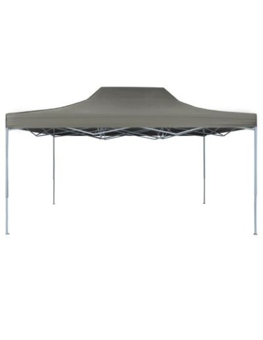 Tente de réception pliable anthracite 3x4m