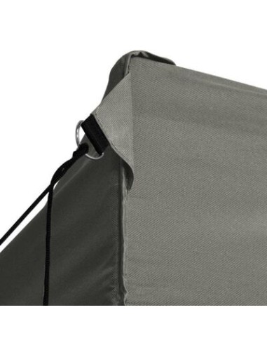 Tente de réception pliable anthracite 3x4m