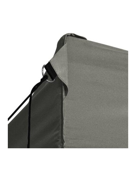 Tente de réception pliable anthracite 3x4m