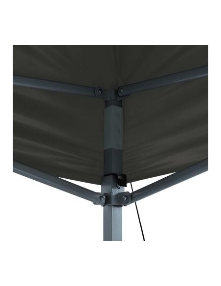 Tente de réception pliable anthracite 3x4m