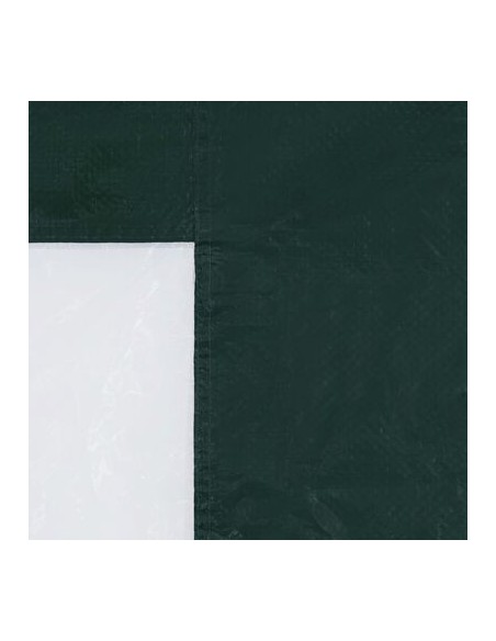 Paroi de tente de réception verte avec fenêtre 2 pcs