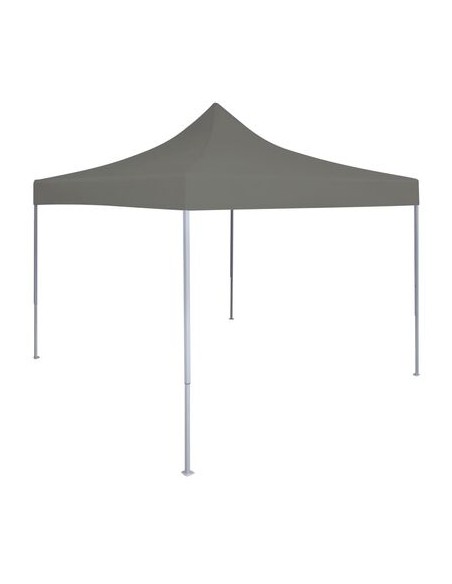 Tente de réception escamotable anthracite 3x3m