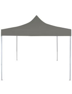 Tente de réception escamotable anthracite 3x3m 2