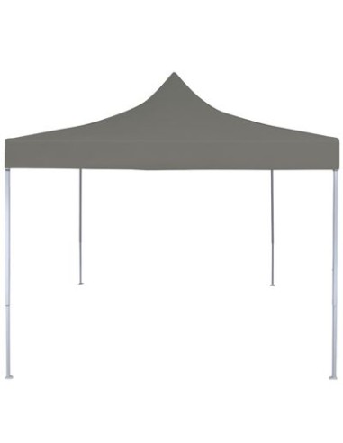 Tente de réception escamotable anthracite 3x3m