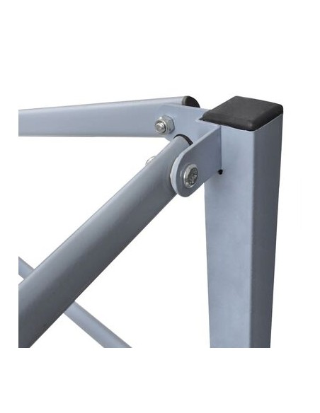 Tente de réception escamotable anthracite 3x3m