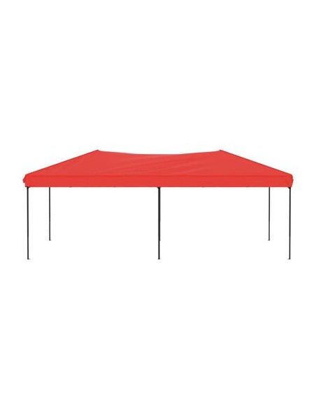 Tente de réception pliable rouge 3x6m