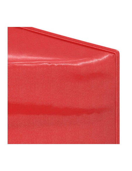 Tente de réception pliable rouge 3x6m