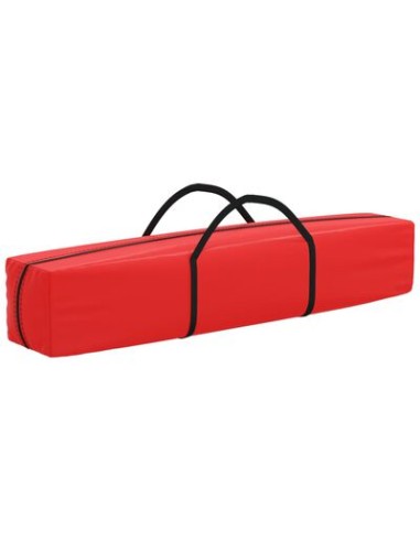 Tente de réception pliable rouge 3x6m