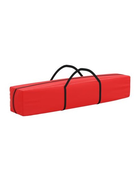 Tente de réception pliable rouge 3x6m