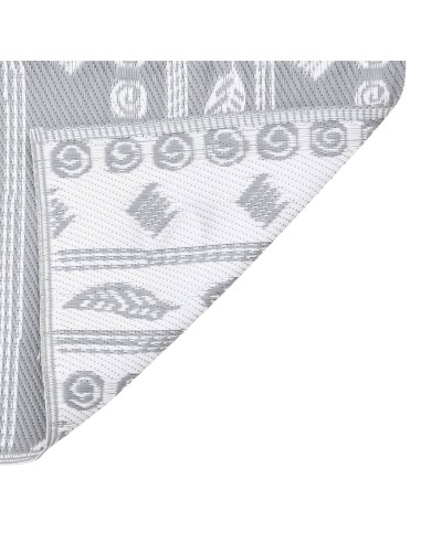 Tapis d'extérieur symbole gris 160x230cm