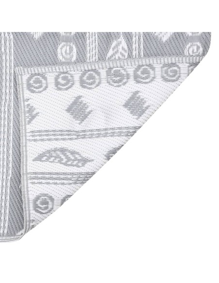Tapis d'extérieur symbole gris 160x230cm