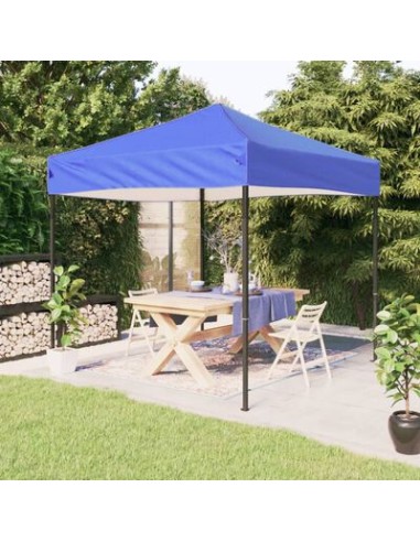 Tente de réception pliable Bleu 3x3m