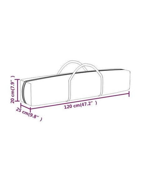 Tente de réception pliable Bleu 3x3m