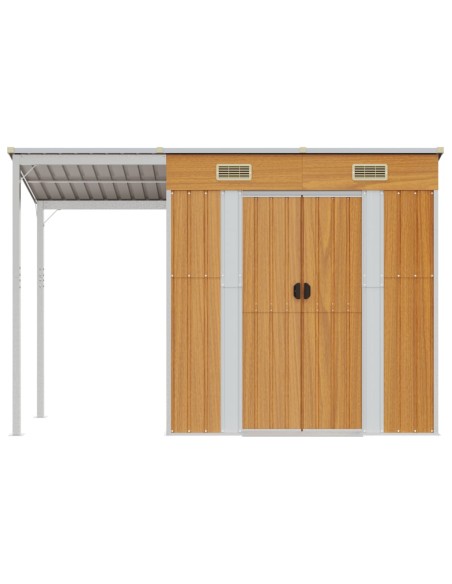 Abri de jardin avec toit - 277x110,5x181 cm