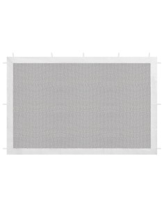 Paroi de tente de réception blanc et noir 2 pcs 2