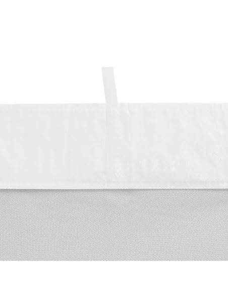 Paroi de tente de réception blanc et noir 2 pcs