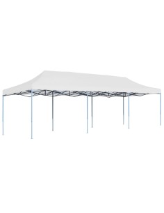 Tente de réception pliable blanc 3x9m