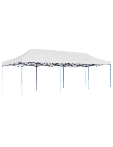 Tente de réception pliable blanc 3x9m