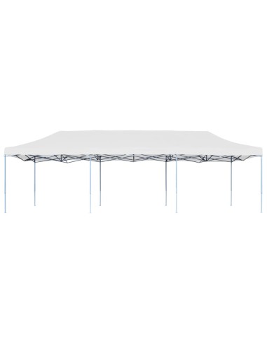 Tente de réception pliable blanc 3x9m