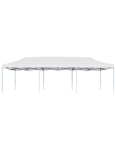 Tente de réception pliable blanc 3x9m