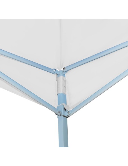 Tente de réception pliable blanc 3x9m