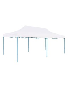 Tente de réception pliable avec parois blanche 3x6m 2