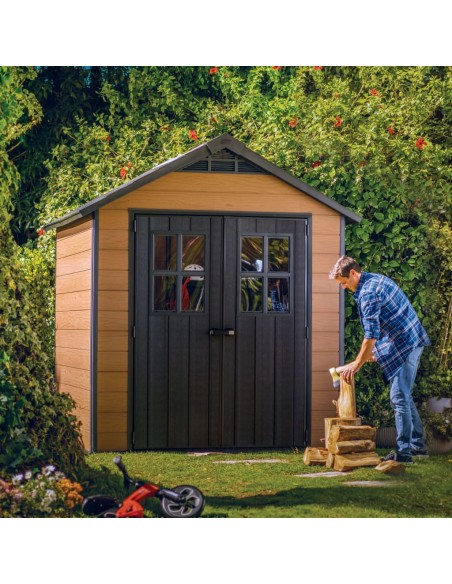 Abri de jardin Newton 757 Marron