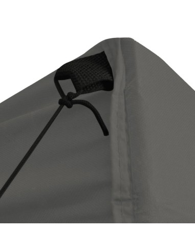 Tente de réception pliable anthracite avec 4...