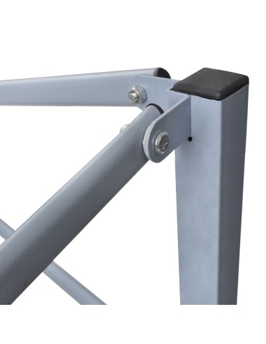 Tente de réception pliable anthracite avec 4...