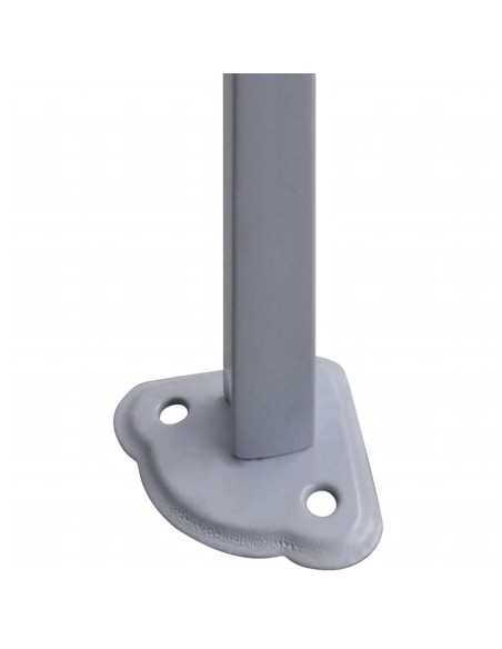 Tente de réception pliable anthracite avec 4 parois 2x2m