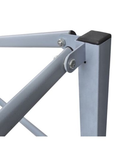 Tente de réception bleu en acier avec 4 parois...