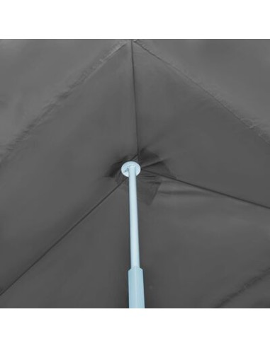 Tente de réception pliable anthracite avec 8...