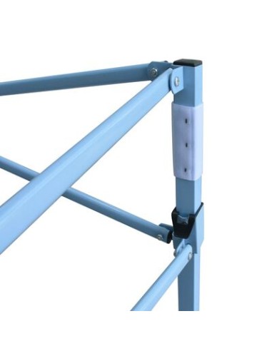 Tente de réception pliable anthracite avec 8...